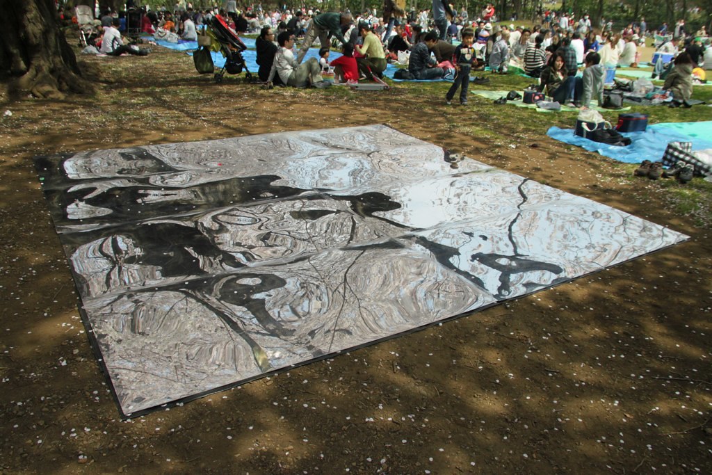 桜を見おろす会（お花見インスタレーション）