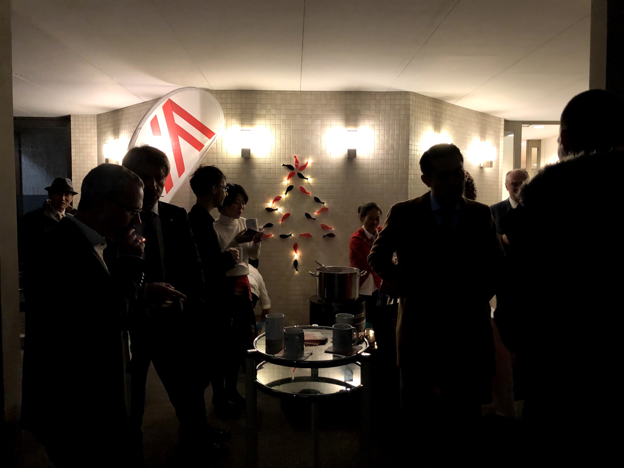 オーストリア大使館クリスマスイベント 空間演出